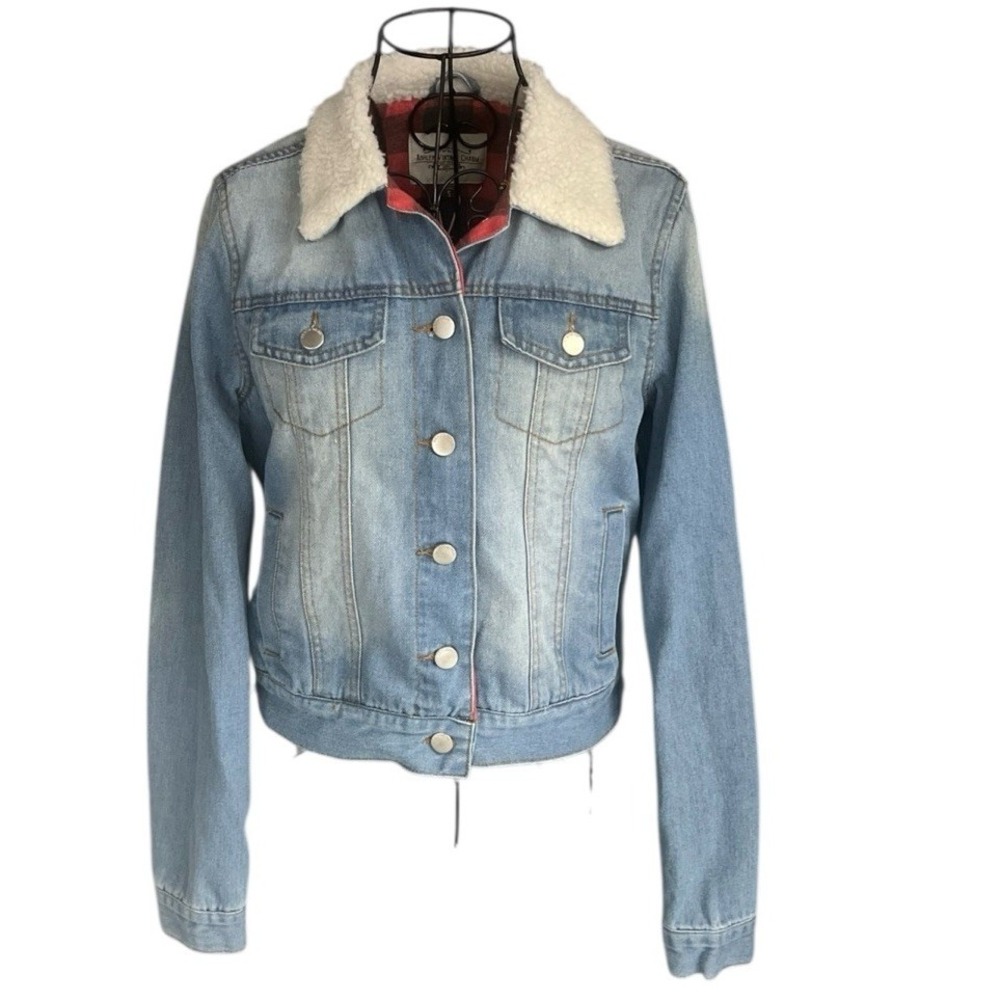 Ashley Vintage Charm Blue Jean Jacket Women's Size Small